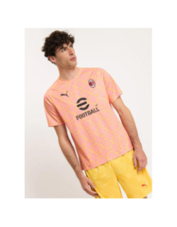 Maillot d'échauffement ac milan 25/26 rose homme - Puma