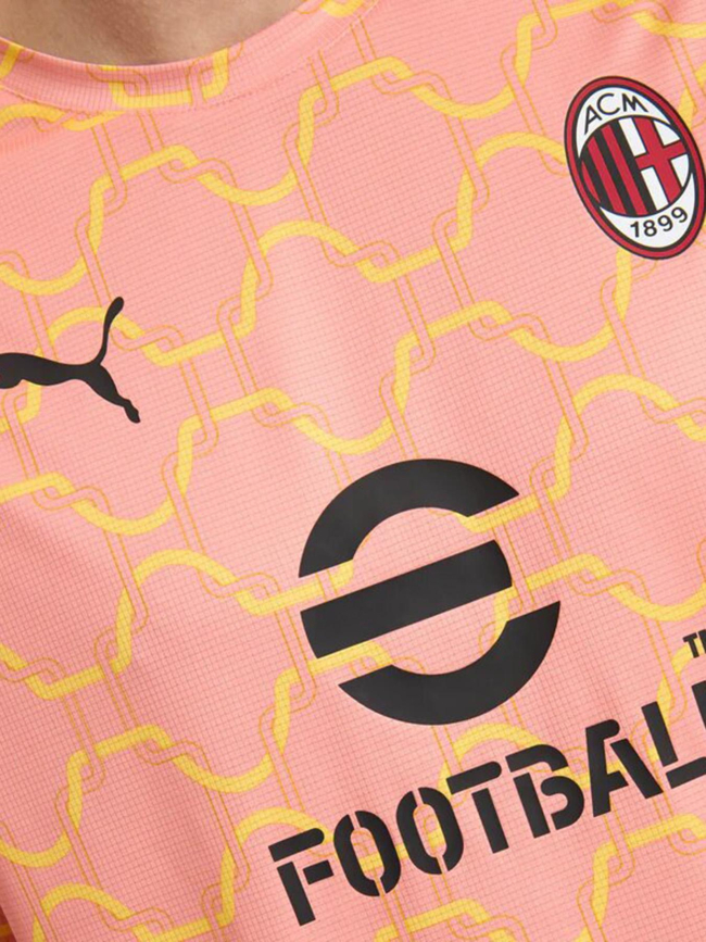 Maillot d'échauffement ac milan 25/26 rose homme - Puma