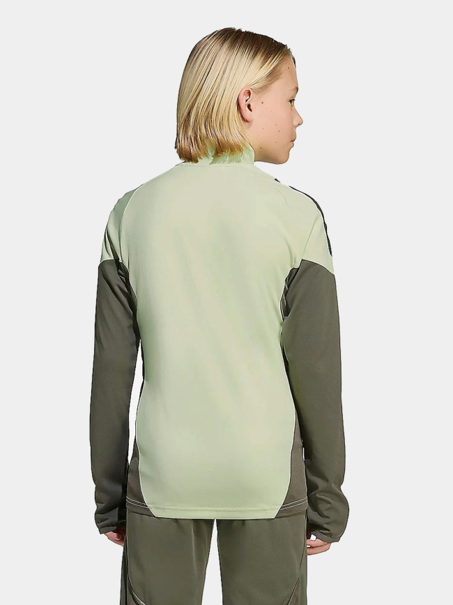 Haut d'entrainement de football real madrid 25/26 vert enfant - Adidas