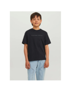T-shirt à manches courtes jjestar noir garçon - Jack & Jones