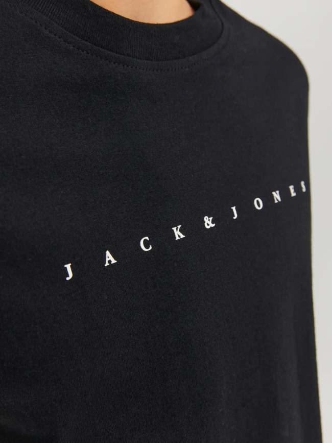T-shirt à manches courtes jjestar noir garçon - Jack & Jones