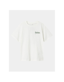 T-shirt à manches courtes nkmnotti blanc garçon - Name It