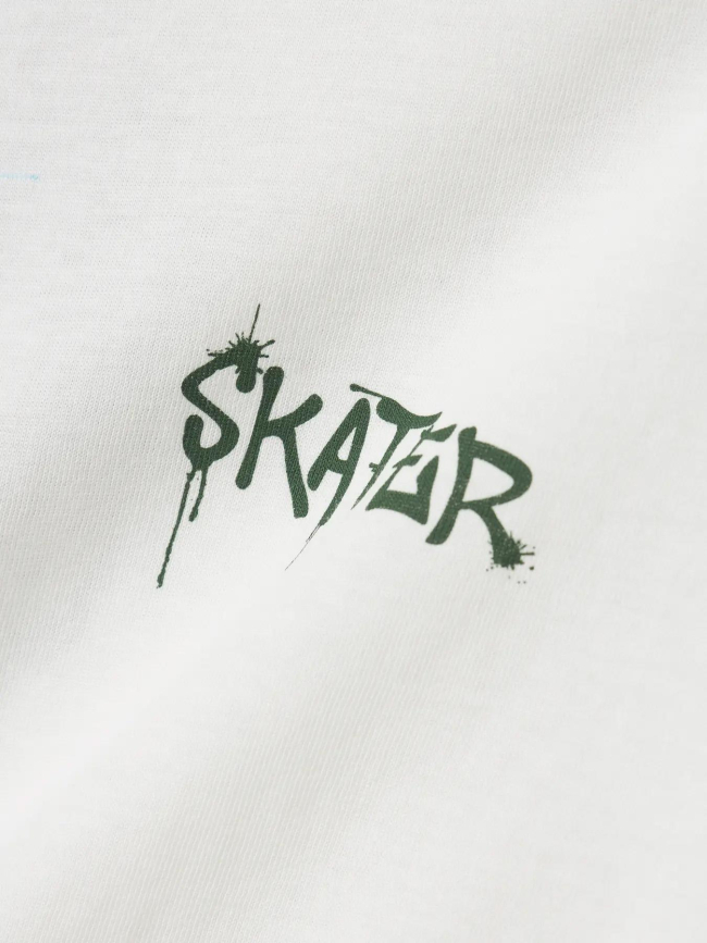 T-shirt à manches courtes nkmnotti blanc garçon - Name It