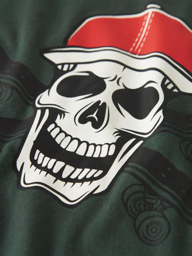 T-shirt à manches courtes nkmnotti vert garçon - Name It