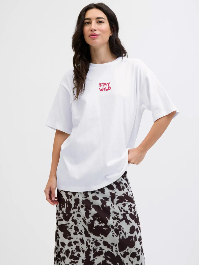 T-shirt à manches courtes jxmillow blanc femme - JJXX