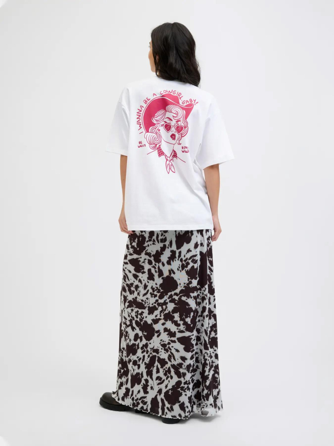 T-shirt à manches courtes jxmillow blanc femme - JJXX