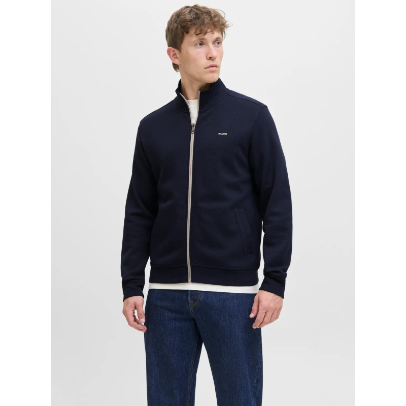 Sweat zippé jprblualves bleu marine homme - Jack & Jones