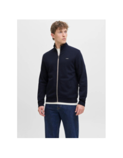 Sweat zippé jprblualves bleu marine homme - Jack & Jones