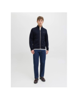 Sweat zippé jprblualves bleu marine homme - Jack & Jones