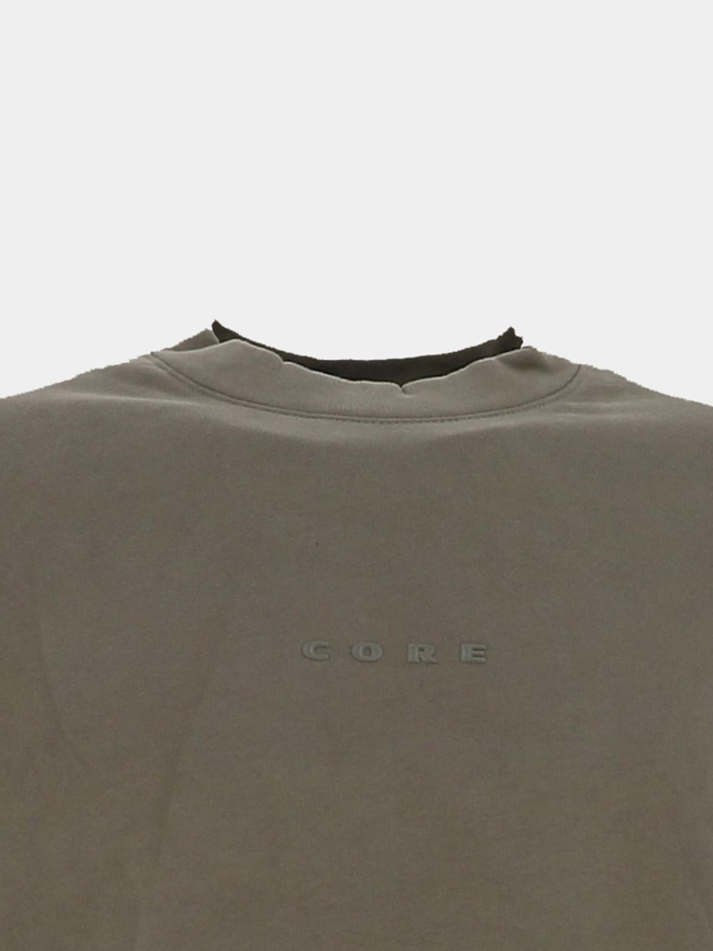 Sweat à col rond jcostance kaki homme - Jack & Jones