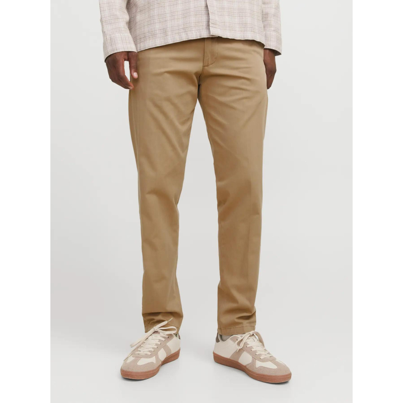 Pantalon chino jpstkane jjbarret beige homme - Jack & Jones