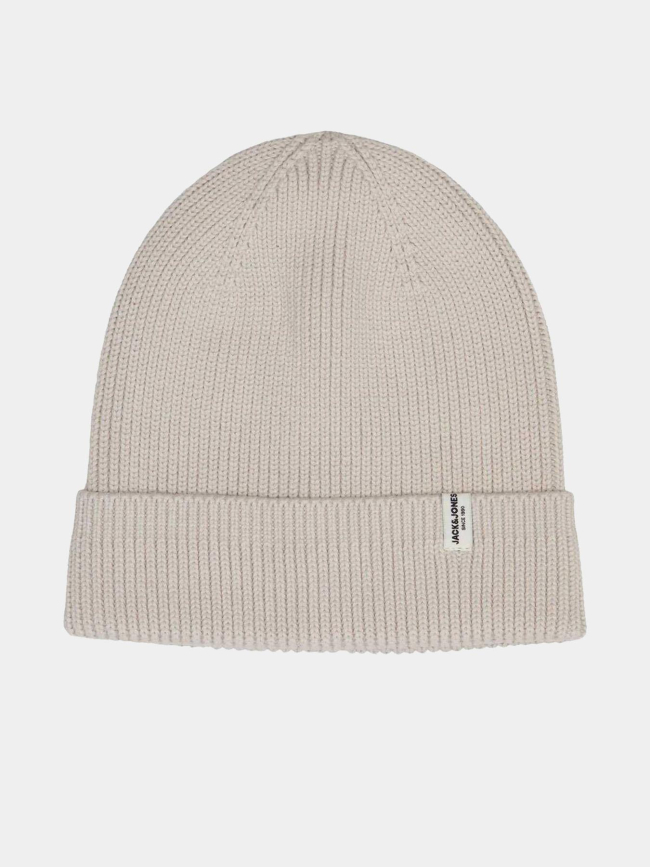 Bonnet en coton jacbrink beige homme - Jack & Jones