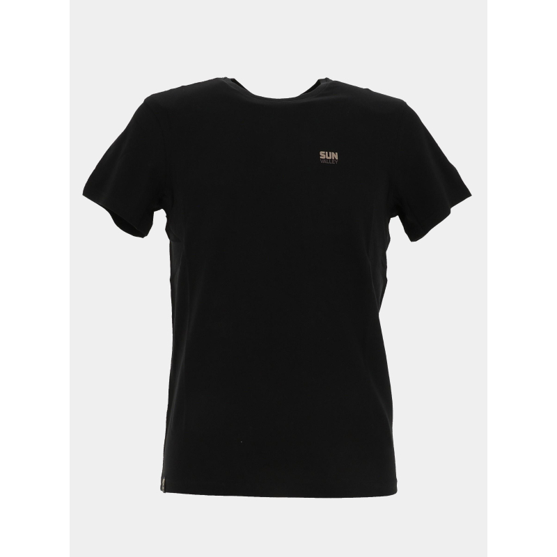T-shirt à manches courtes clarow noir homme - Sun Valley