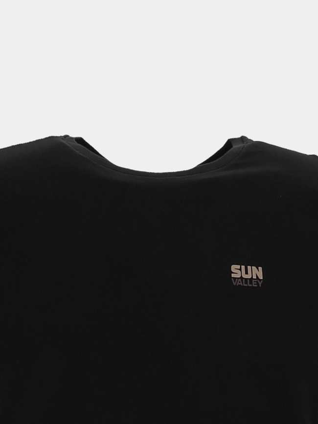 T-shirt à manches courtes clarow noir homme - Sun Valley