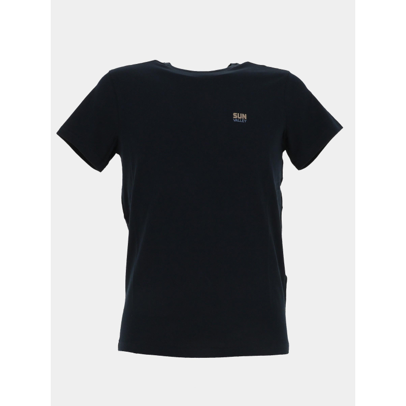 T-shirt à manches courtes clarow bleu nuit homme - Sun Valley
