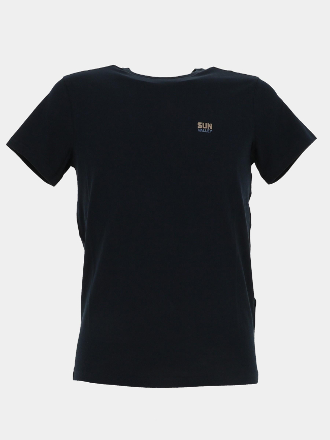 T-shirt à manches courtes clarow bleu nuit homme - Sun Valley