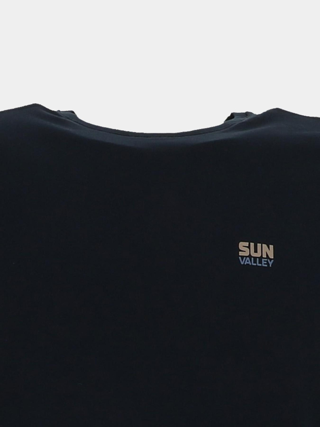 T-shirt à manches courtes clarow bleu nuit homme - Sun Valley