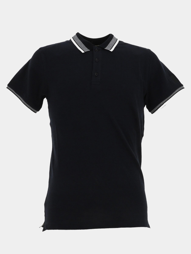 Polo à manches courtes bromeys noir homme - Sun Valley