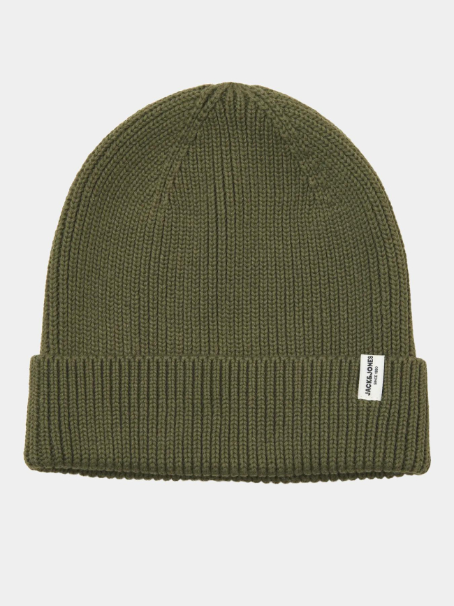 Bonnet en coton jacbrink kaki homme - Jack & Jones