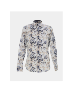 Chemise à motif floral lockness blanc homme - Benson & Cherry