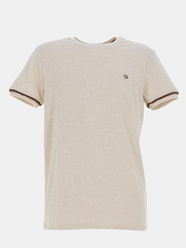 T-shirt stretch signature tasova beige homme - Benson & Cherry