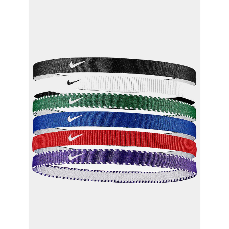 Pack de 6 bandeaux flex classic swoosh multicolore - Nike