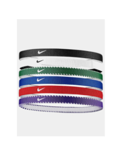Pack de 6 bandeaux flex classic swoosh multicolore - Nike