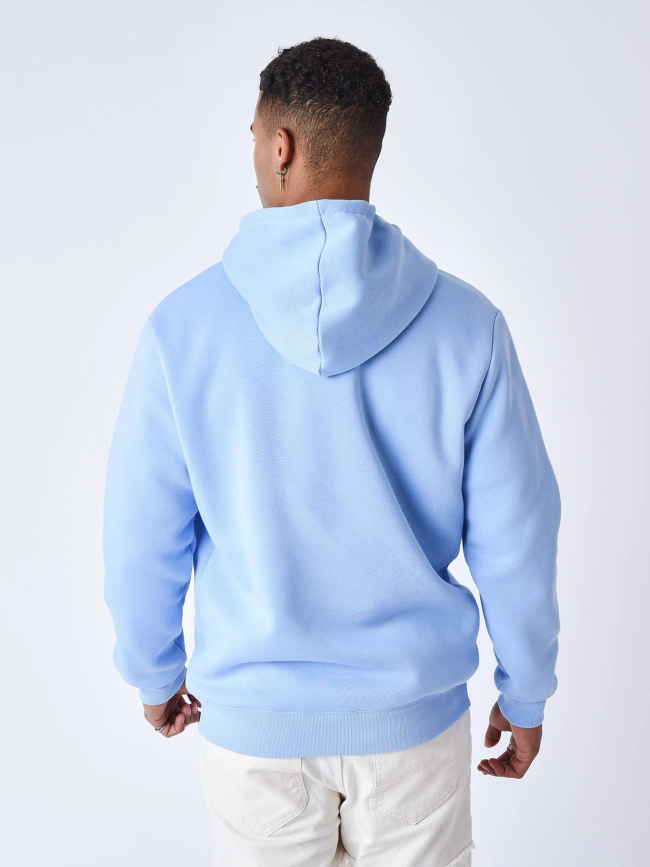 Sweat à capuche wicker heart bleu homme - Project X Paris