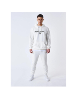 Pantalon jogging à élastique logoté blanc homme - Project X Paris