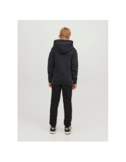 Sweat à capuche jjestar noir garçon - Jack & Jones