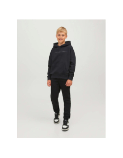 Sweat à capuche jjestar noir garçon - Jack & Jones