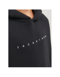 Sweat à capuche jjestar noir garçon - Jack & Jones