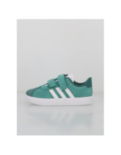 Baskets à scratch vl court 3.0 cf vert enfant - Adidas