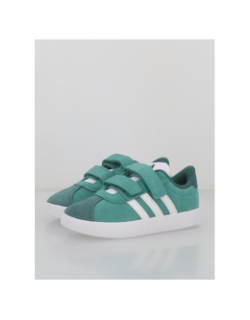 Baskets à scratch vl court 3.0 cf vert enfant - Adidas