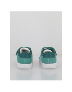 Baskets à scratch vl court 3.0 cf vert enfant - Adidas