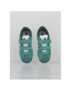 Baskets à scratch vl court 3.0 cf vert enfant - Adidas
