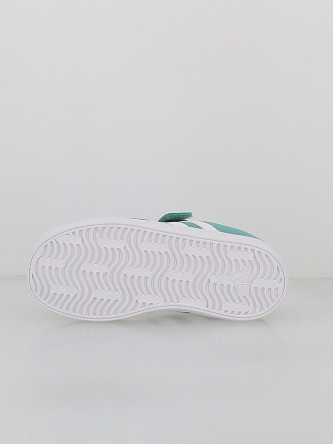 Baskets à scratch vl court 3.0 cf vert enfant - Adidas