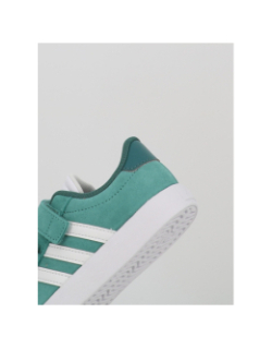 Baskets à scratch vl court 3.0 cf vert enfant - Adidas
