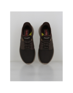 Baskets slip-in slade-macklin marron homme - Skechers