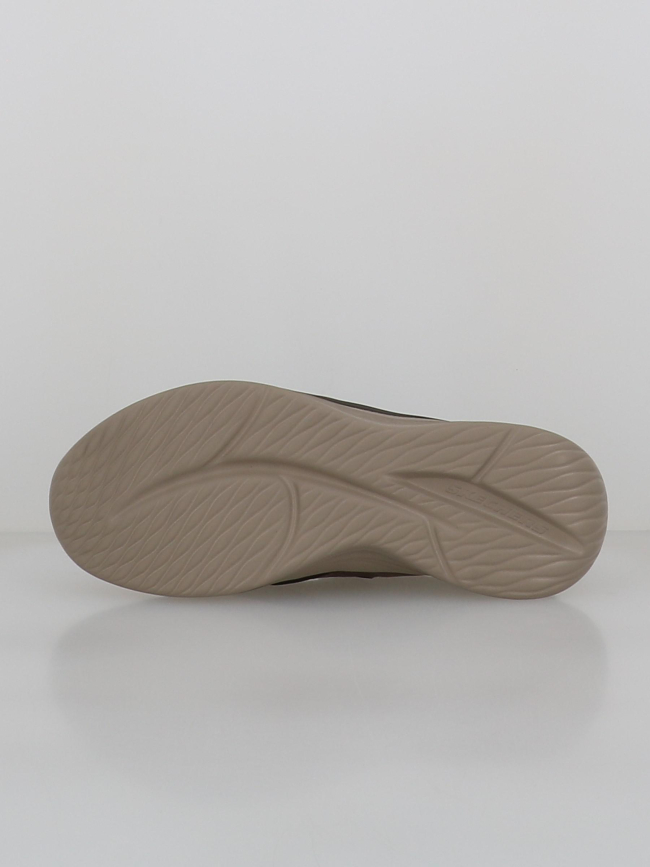 Baskets slip-in slade-macklin marron homme - Skechers