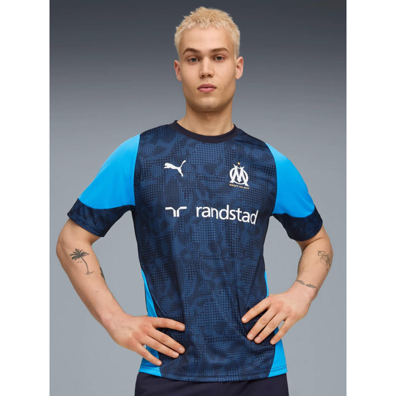 Maillot d'entrainement de football om 25/26 bleu marine homme - Puma