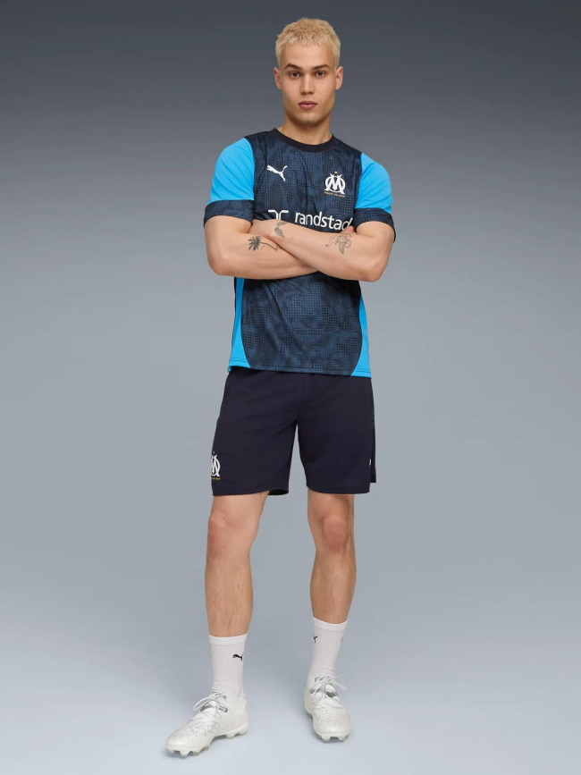 Maillot d'entrainement de football om 25/26 bleu marine homme - Puma