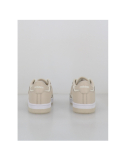 Baskets rapid court low blanc et beige femme - Adidas
