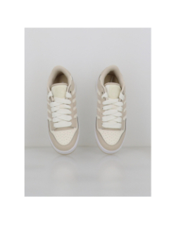 Baskets rapid court low blanc et beige femme - Adidas