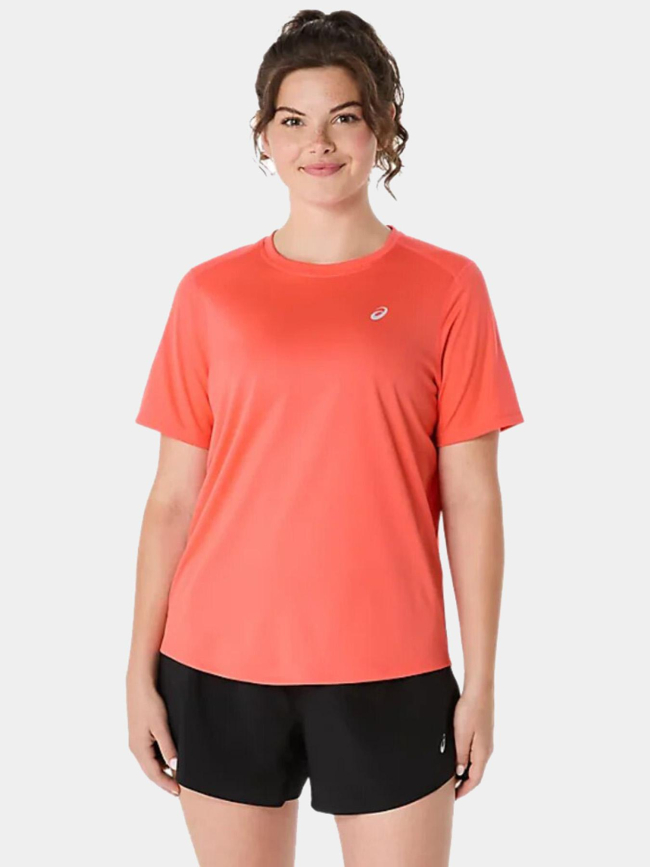 T-shirt de sport core ss corail femme - Asics