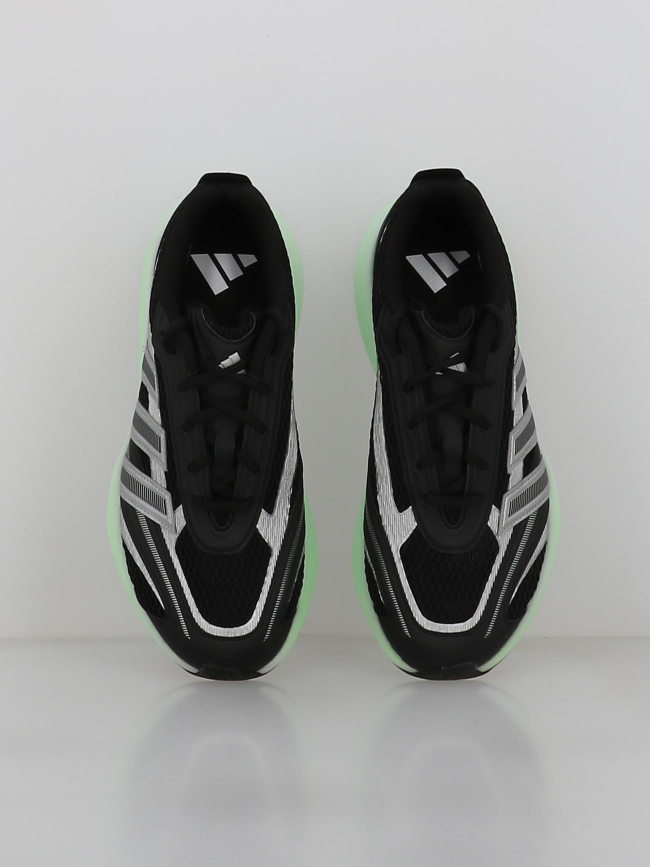 Baskets lightblaze glow noir gris et vert homme - Adidas