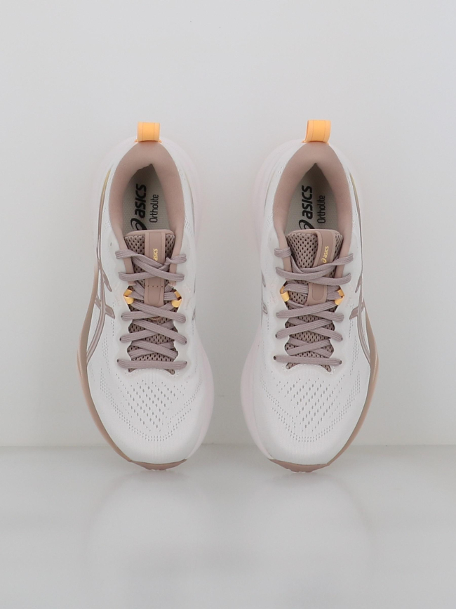 Chaussures de running gel-pulse 16 blanc et rose femme - Asics