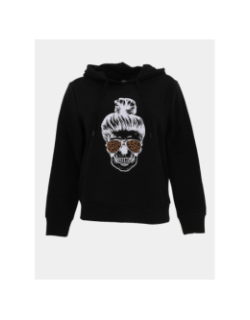 Sweat à capuche onlhella noir femme - Only