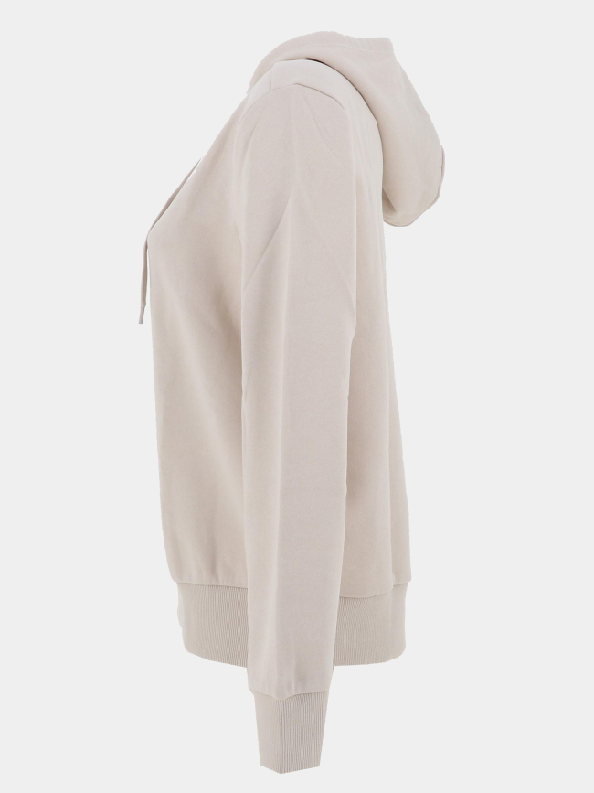 Sweat à capuche onlhella beige femme - Only