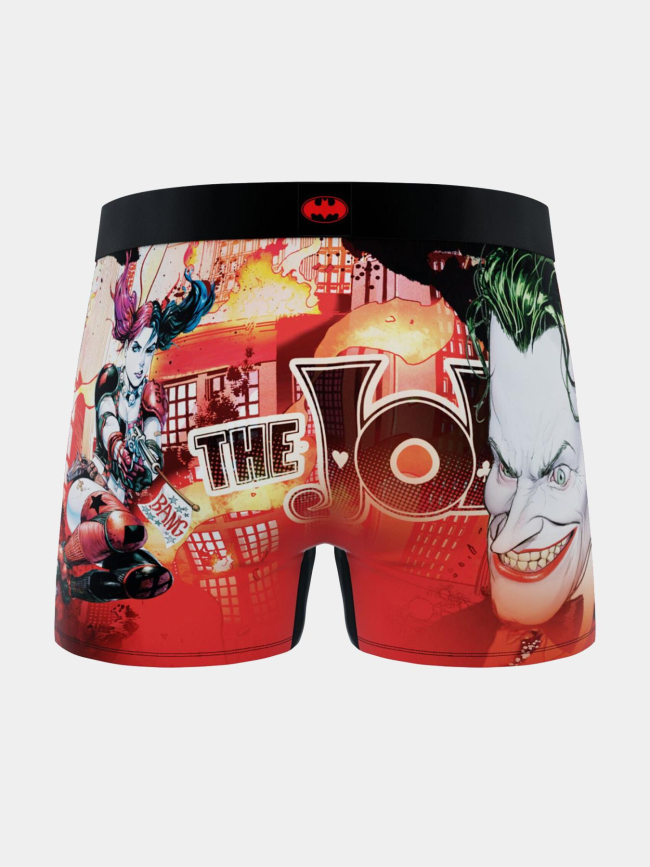 Boxer en microfibre dc joker harley rouge homme - Freegun